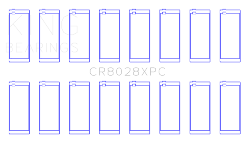 KING KINGCR8028XPC001 fits KING CR8028XPC001 Engine Bearings fits Chevrolet Cus