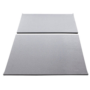 DEI  50144 fits Jeep 97-06 Wrangler TJ 2-Door Boom Mat Headliner - 2 Piece - Gra