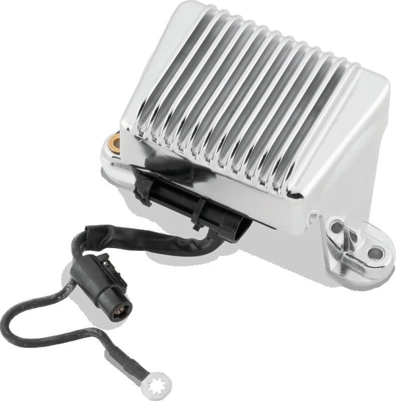Twin Power 498270 04-05 FLH FLT Voltage Regulator Chrome Replaces H-D 74505-04