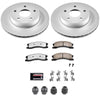 Power Stop 99-04 Jeep Grand Cherokee Front Z36 Coated Truck & Tow Brake Kit