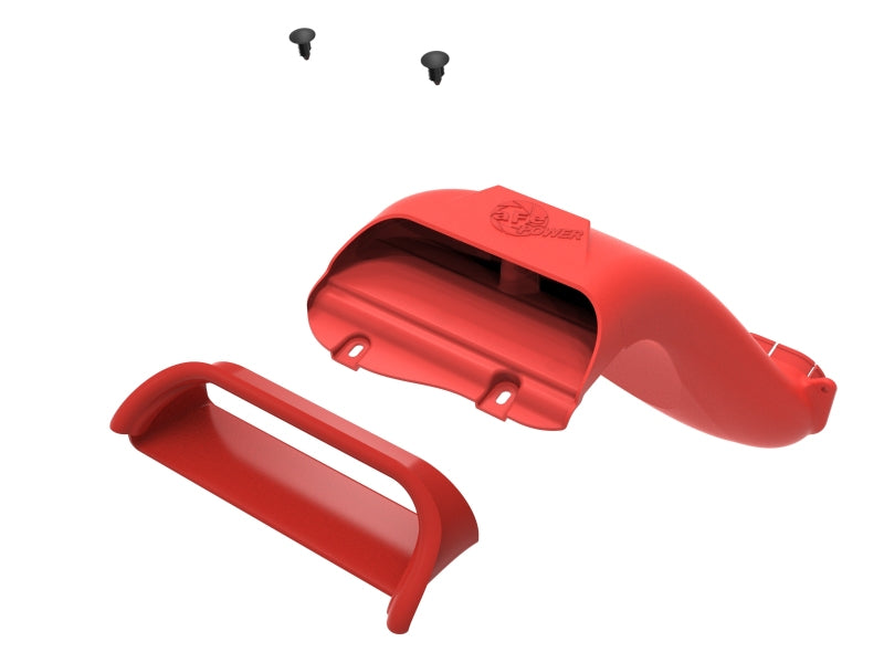 AFE 52-10010SR Induction Dynamic Air Scoop 2021+ fits Ford F-150V6/V8 - Red