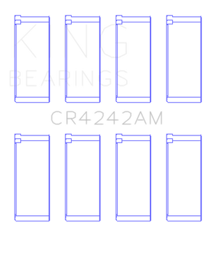 King CR4242AM fits Honda 97ci 1.6L L4 B16A2/B16A3 (Size STD) Rod Bearing Set