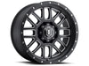 ICON 1220908057SBMW Alpha 20x9 8x6.5 19mm Offset 5.75in BS 125.2mm Bore Satin Black/Milled Windows Wheel