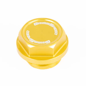 GrimmSpeed 89-22 Subaru All Models Bolt Oil Caps - Gold