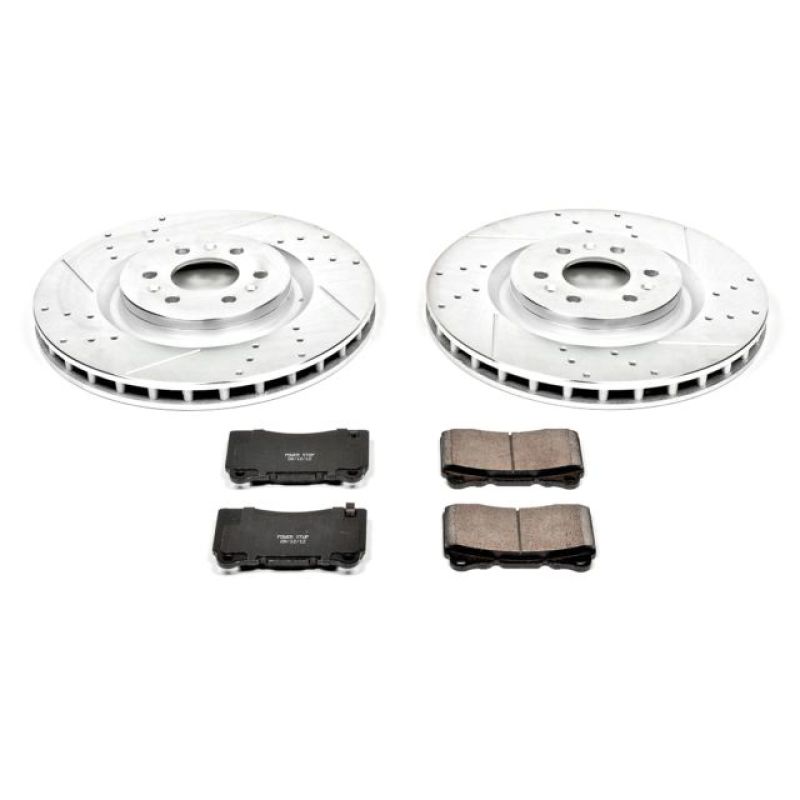 PowerStop K2944 fits Cadillac 04-07 CTS Front Z23 Evolution Sport Brake Kit