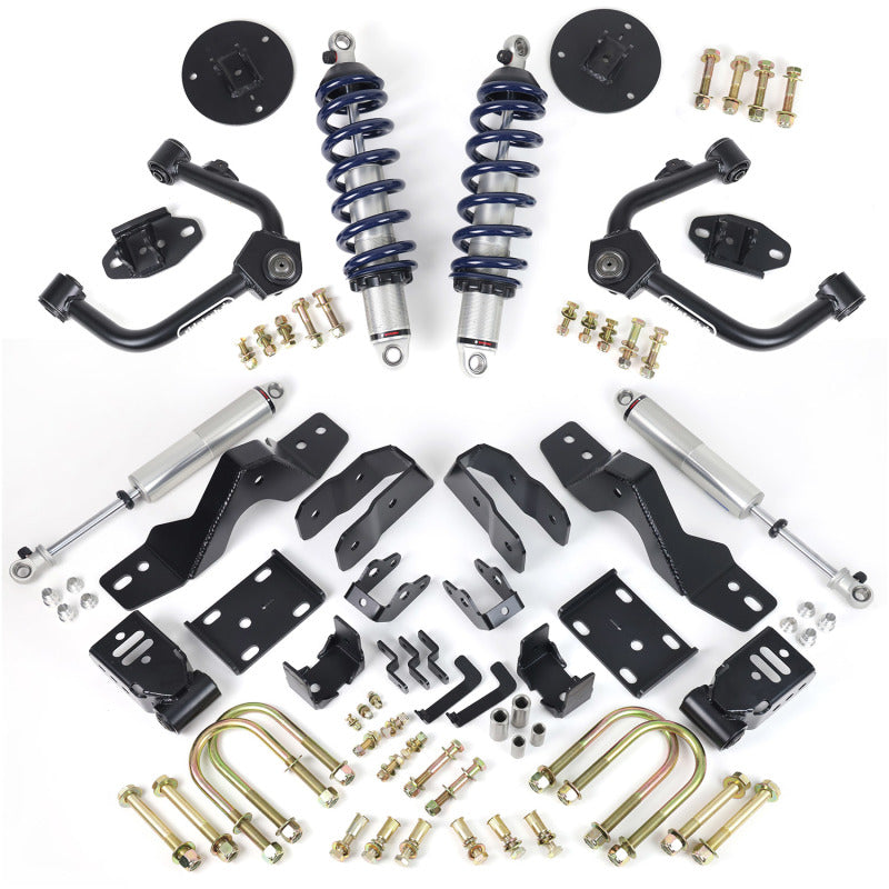 Ridetech 19-25 GM Silverado/Sierra 1500 4WD Lowering Kit - Group A Axle Type