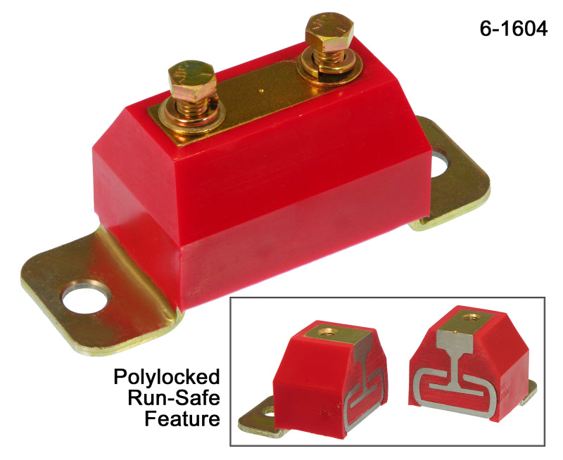 Prothane 6-1604 fits Ford 79-98 Mustang Trans Mount Bushings - Red