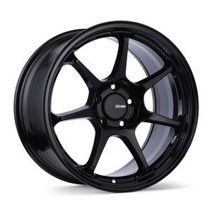 Enkei 535-880-4445BK TS-7 18x8 5x112 45mm Offset 72.6mm Bore Gloss Black Wheel