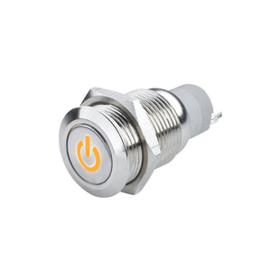 ORACLE Lighting 2009-005 Oracle Pre-Wired Power Symbol On/Off Flush Mount LED Switch - Amber