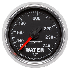 AutoMeter 3832 Autometer GS 52mm 120-240 Deg F Mechanical Water Temperature Gauge