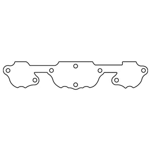 Cometic C5259 Cometic fits GM SB2 Small Block Aluminum/Rubber Exhaust Port Cover