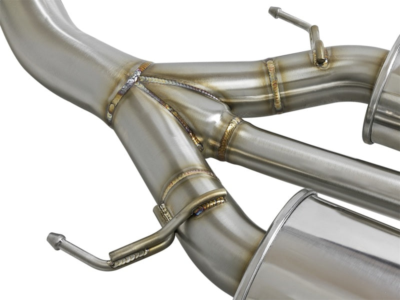 AFE 49-36623-B  3in 304 SS Cat-Back Exhaust w/ Tri-Black Tips 17-18 fits Honda