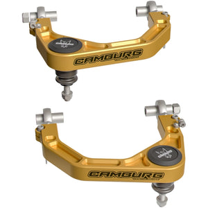 Camburg CAM-310277-GLD 2024 fits Toyota Tacoma 2WD/4WD KINETIK V2 Performance Billet X-Joint XL Upper Arms (GOLD)