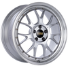 BBS LM322DSPK LM-R 19x8.5 5x112 ET38 Diamond Silver Center Diamond Cut Lip Wheel -82mm PFS/Clip Required