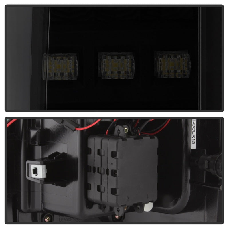 Spyder 5085252 fits Chevy 15-20 Colorado 2017 Light Bar LED Tail Lights - Black