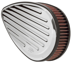 K&N Engineering RK-3914 K&N H/D Sportster Filter Kit Teardrop Grooved Intake System