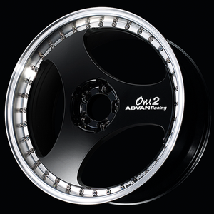 Advan YAYP0M05EBF ONI2 Progressive 20x11.0 / +05 Off / 5x114.3 / 73mm Bore / Machining and Racing Gloss Black