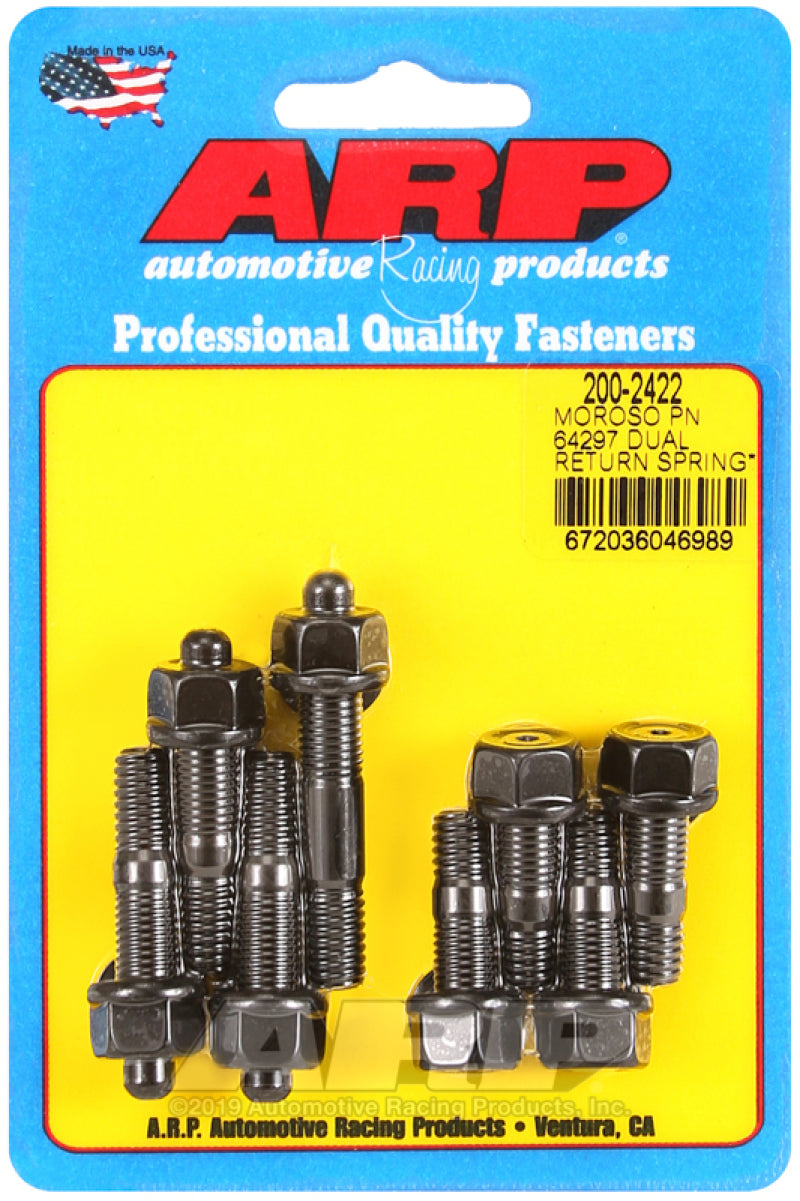 ARP 200-2422 Moroso 64927 Dual Return Spring w/ 2in Spacer Plate Carb Stud Kit