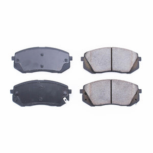 PowerStop 16 1295 15 fits Hyundai Sonata Front Z16 Evolution Ceramic Brake Pads