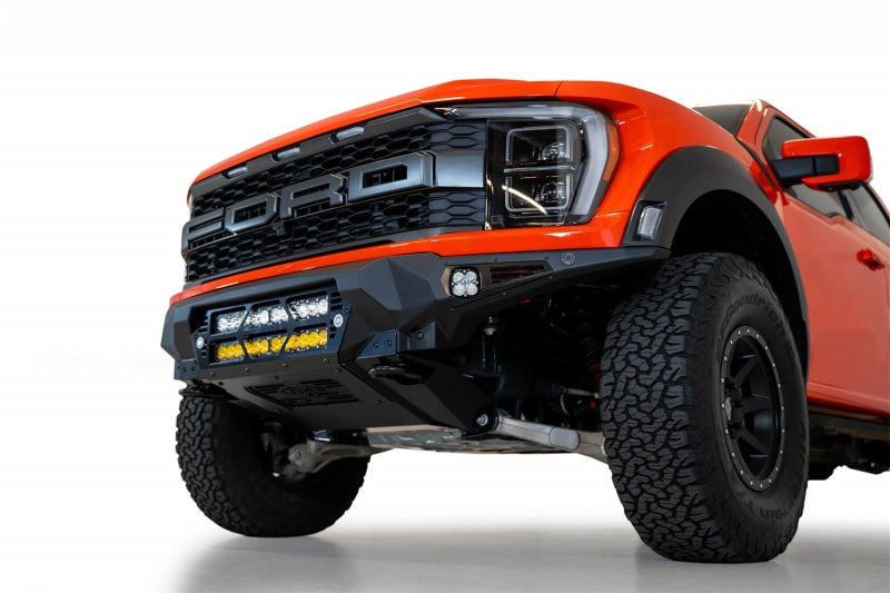 Addictive Desert Designs F210012140103 2021+ fits Ford Raptor Bomber Front Bumper w/ Dual 20IN LED Mounts