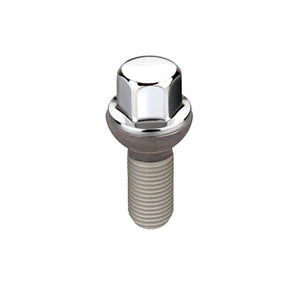 McGard 69874 Hex Lug Bolt (Radius Seat) M14X1.5 / 17mm Hex / 27.5mm Shank Length (Box of 50) - Chrome