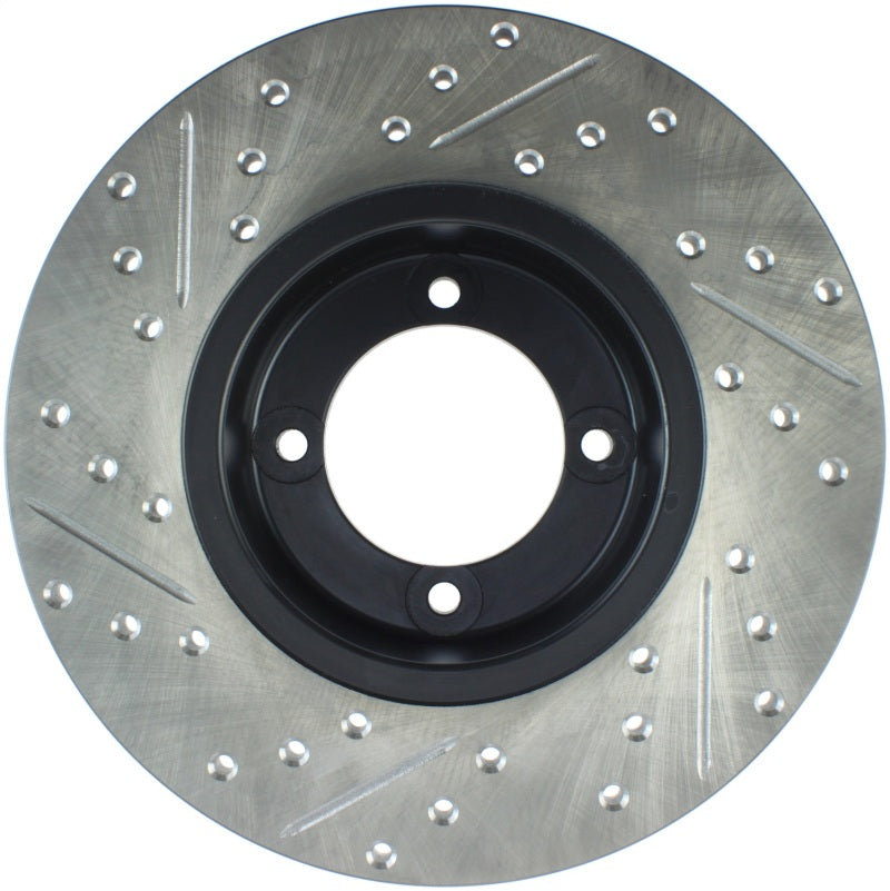 Stoptech 127.42011L Slotted & Drilled Sport Brake Rotor