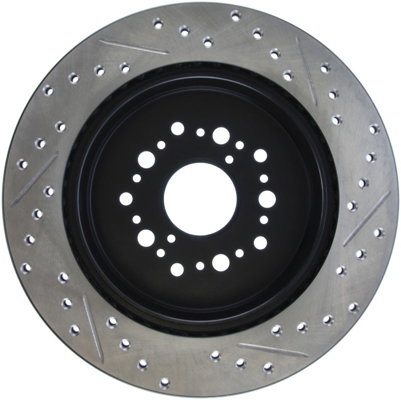 Stoptech 127.44084R Power Slot 93-97 Lexus GS Series/95-00 LS400/92-00 SC400 Rear Right Drilled & Slotted Roto