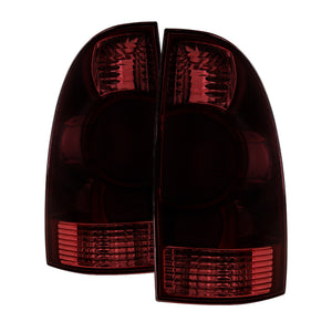 9034275 Xtune fits Toyota 05-08 Tacoma OEM Style Tail Lights Red Smoked ALT-JH