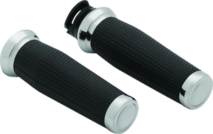 Kuryakyn 5938 Kuryakyn Thresher Grips Scout Chrome