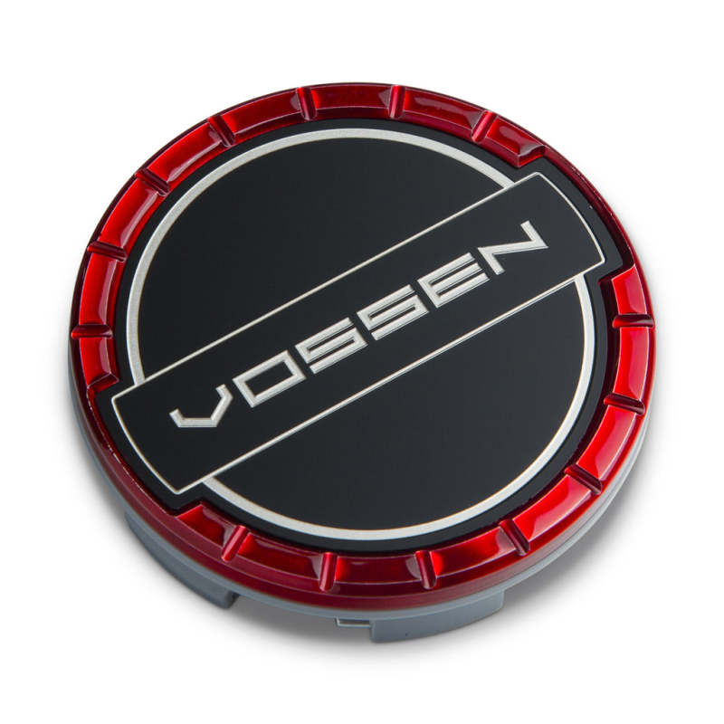 Vossen CAP-BSC-LG-CL-RD Billet Sport Cap - Large - Classic - Vossen Red