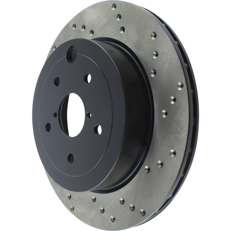 Stoptech 128.47030CL 08-17 Subaru WRX Cryo Drilled Sport Left Rear Rotor