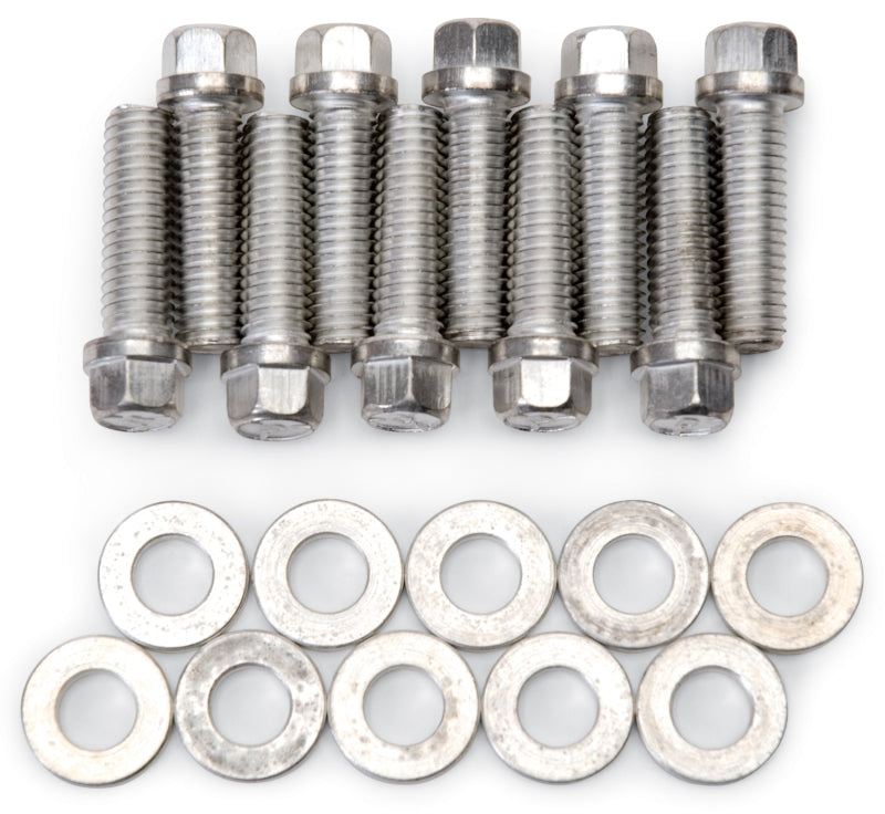 Edelbrock 8559 Plated Intk Bolt Kit for 2156