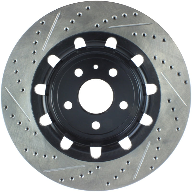 Stoptech 127.65136L Slotted & Drilled Sport Brake Rotor