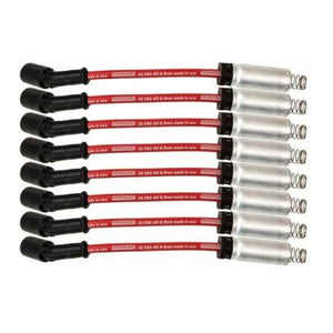 Moroso 73740 fits GM LS/LT 8.5mm Ultra 40 9.75in Long Wire Set w/Alum Heatshield