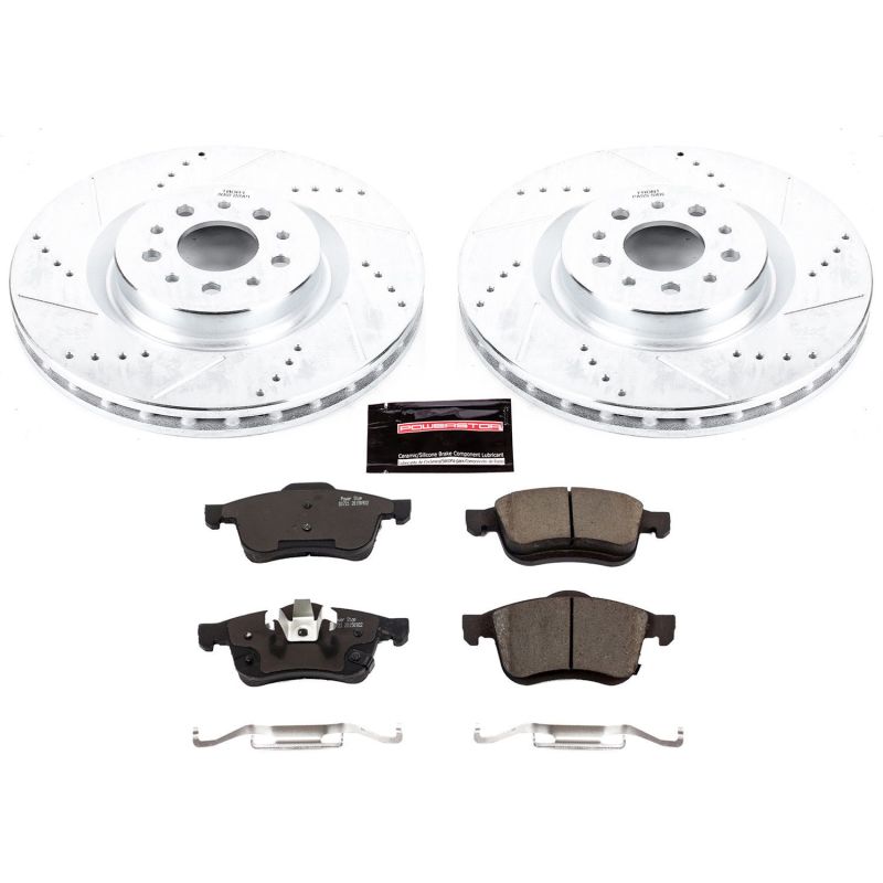 PowerStop fits Ram 15-18 ProMaster City Front Z23 Evolution Sport Brake Kit