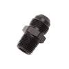 Russell 660463 Performance -6 AN to 3/8in NPT Straight Flare to Pipe (Black)