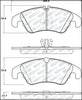 Stoptech 305.1322 Street Select 08-17 Audi A5 Front Brake Pads