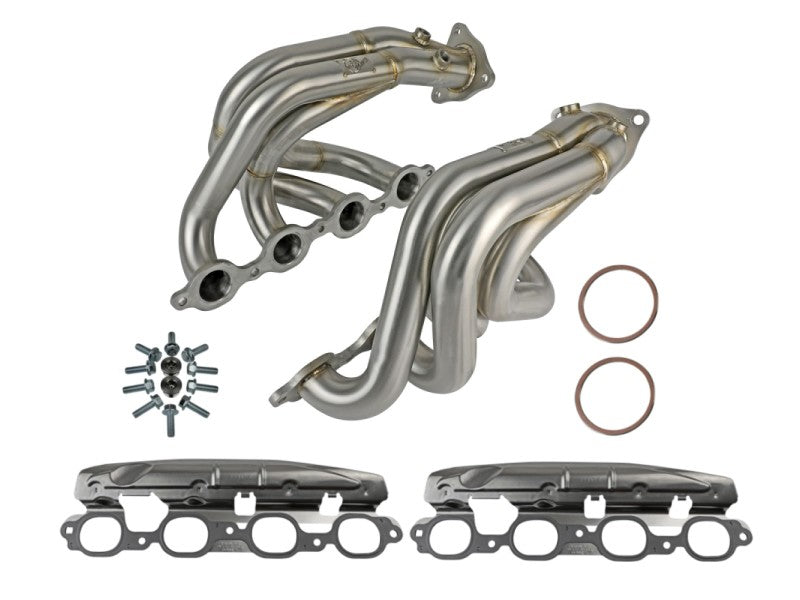 AFE 48-34148-H d 304SS Header 2020 fits Chevy Corvette (C8) 6.2L V8 - Brushed