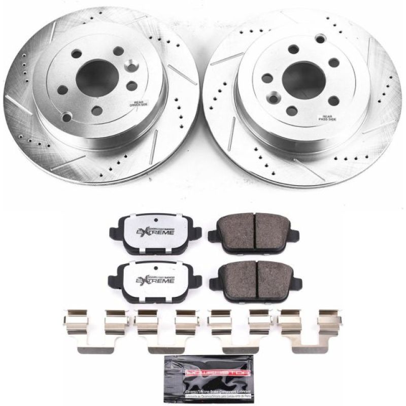 PowerStop K5653-36 08-12 Land fits Rover LR2 Rear Z36 Truck & Tow Brake Kit