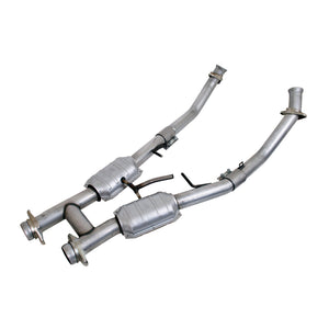 BBK 1563 94-95 fits Mustang 5.0 High Flow H Pipe With Catalytic Converters -