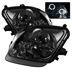 Spyder 5011053 fits Honda 97-01 Prelude Projector Headlights LED Halo Smoke Hig