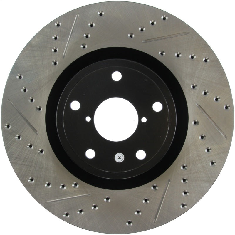 Stoptech 127.47022R 05-10 fits Subaru Impreza WRX/STi Slotted & Drilled Right Front Rotor
