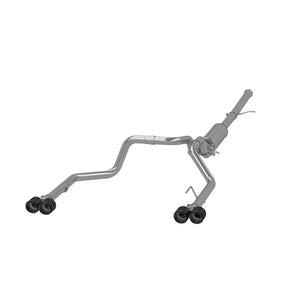 MBRP S50053CF fits Chevy Silverado 1500 6.2L 2.5in Dual Split Rear Cat Back w