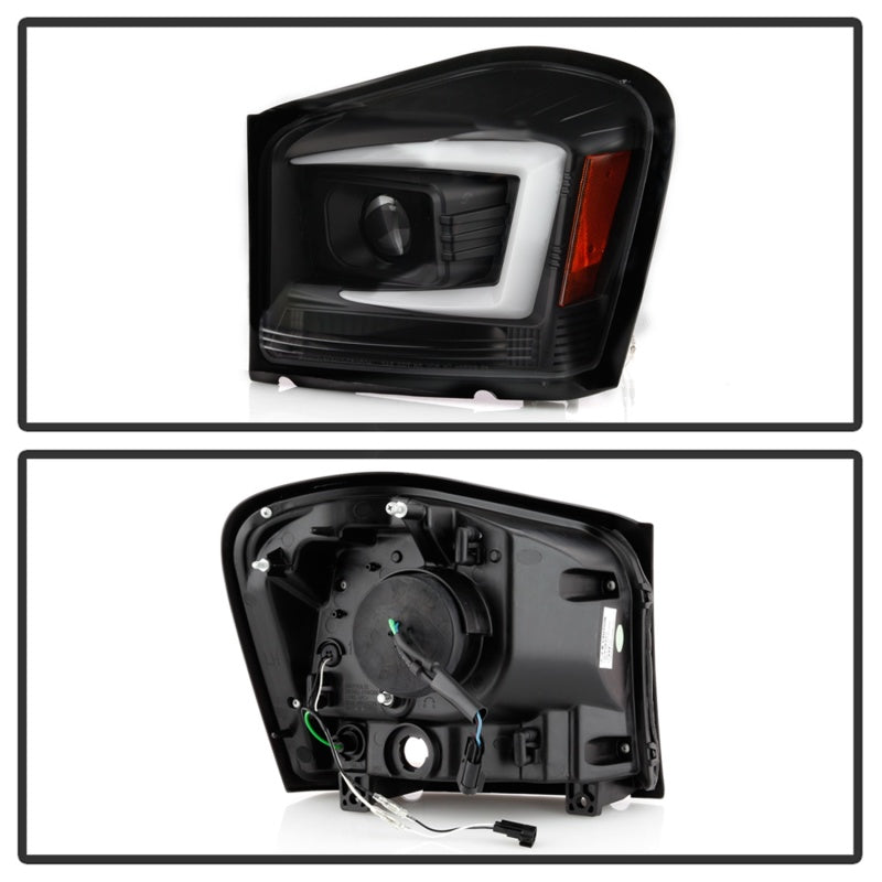 Spyder 5086600 fits Dodge 04-06 Durango Projector Headlights - Black PRO-YD-DDU