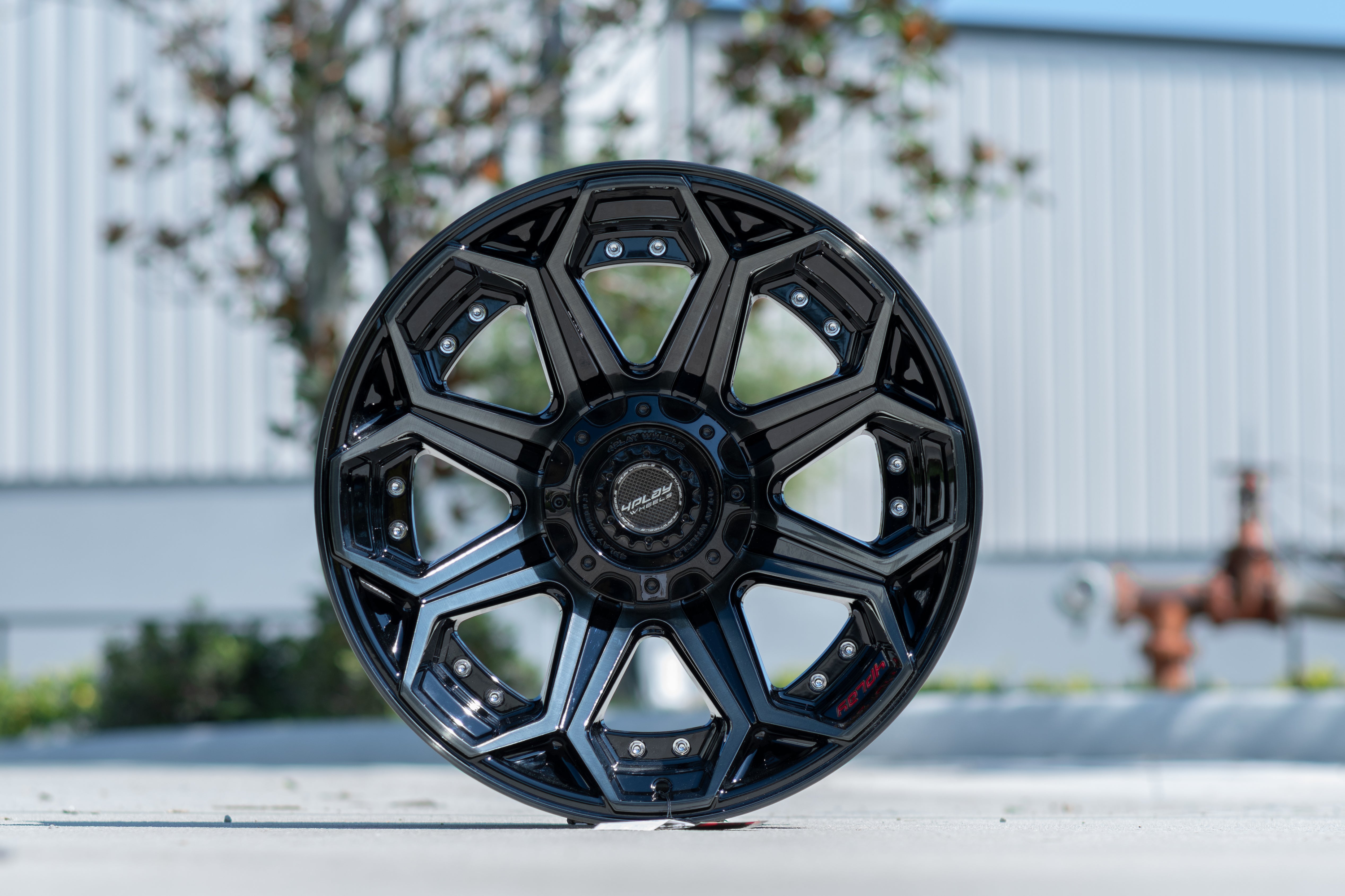 4PLAY 4P80R-20090-8170-0BBT Gen2 20x9 8x170mm +0et in Brushed Black