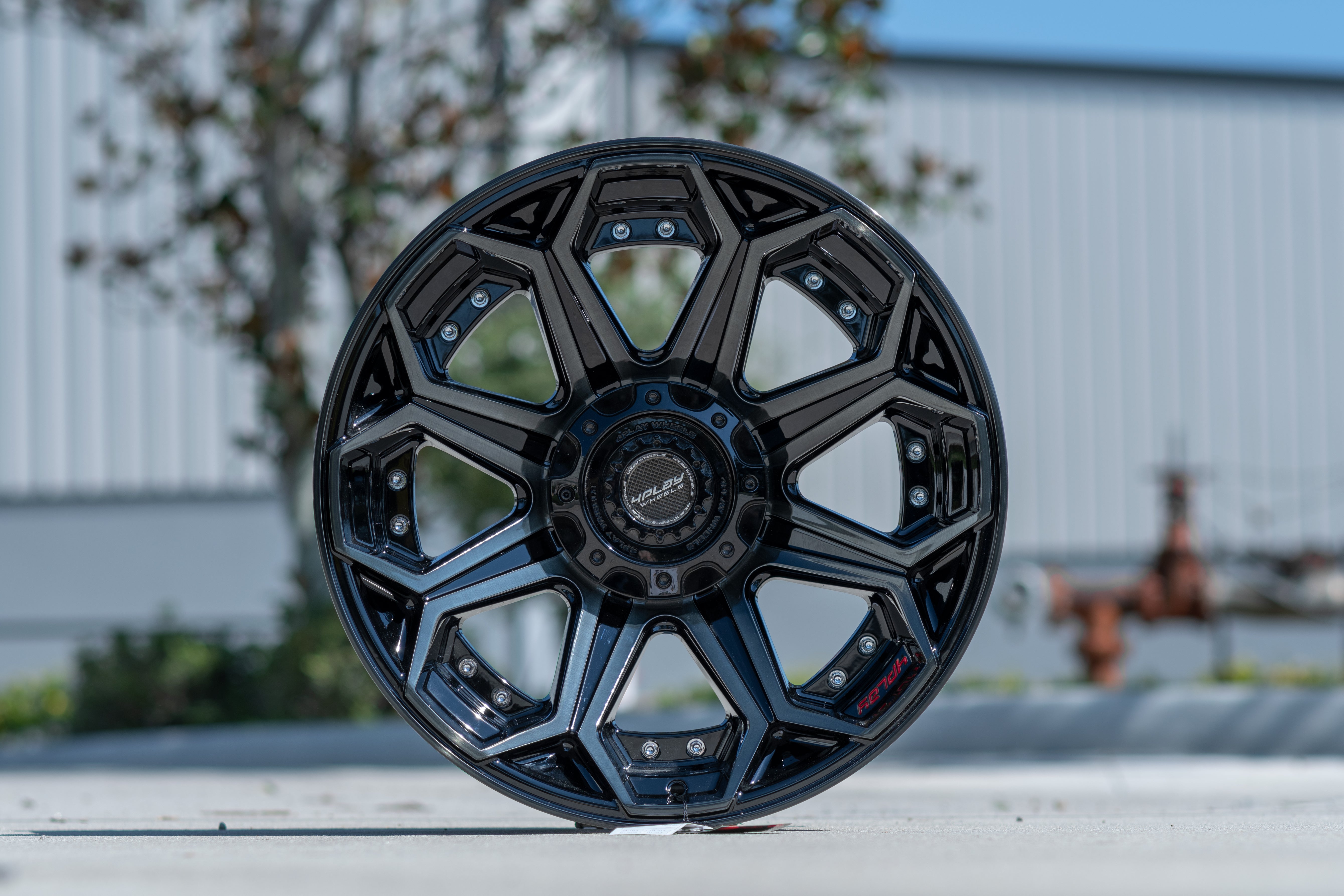 4PLAY 4P80R-20090-8170-0BBT Gen2 20x9 8x170mm +0et in Brushed Black