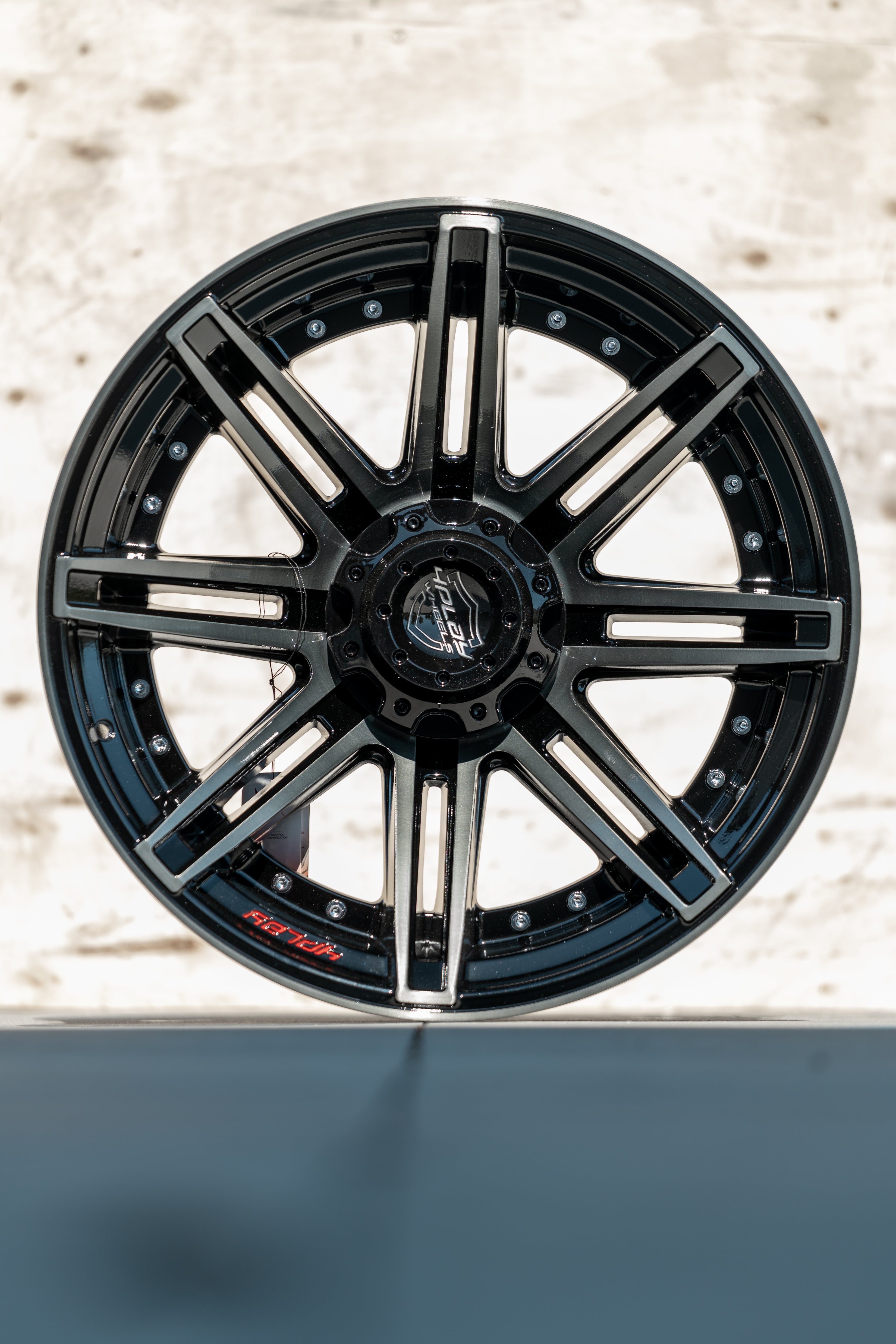 4PLAY 4P08-20100-6D55-18BBT Gen2 20x10 6x135mm & 6x5.5" -18et in Brushed Black