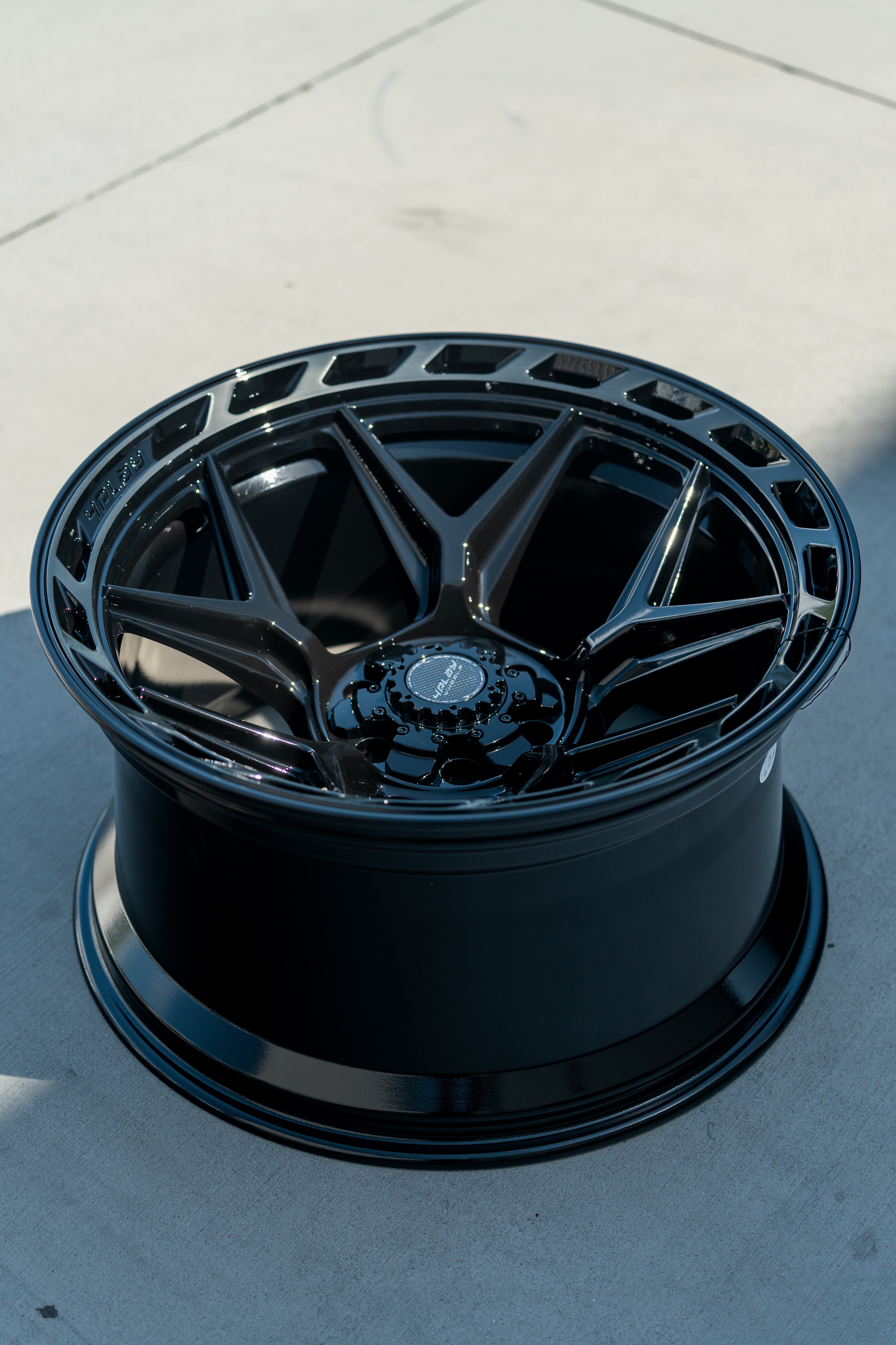4PLAY 4P55-22120-5D55-44BBT Gen3 22x12 5x5" & 5x5.5" -44et in Brushed Black