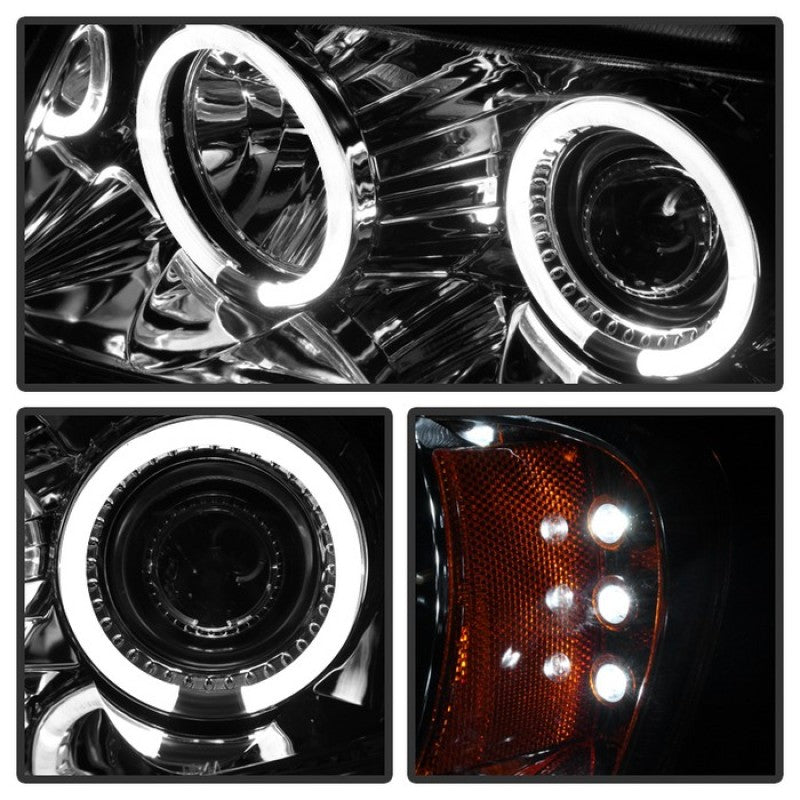 Spyder 5011152 fits Jeep 99-04 Grand Cherokee Projector Headlights LED Halo LED