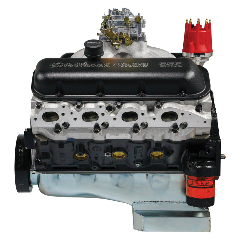 Edelbrock 49550 Crate Engine Edelbrock/Pat Musi 555 RPM XT BBC 675 HP Stock Exhaust Port Location